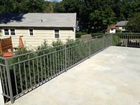 concrete deck railing
